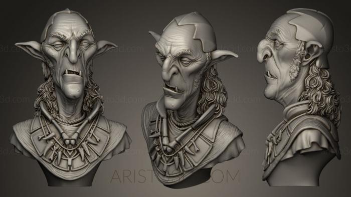 Busts of heroes and monsters (BUSTH_0191) 3D model for CNC machine